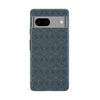 Google Pixel 8A Iconic Art Deco Phone Case in Blue