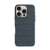iPhone 16 Pro Iconic Art Deco Phone Case in Blue