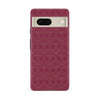 Google Pixel 7 Showcase Art Deco Phone Case in Maroon