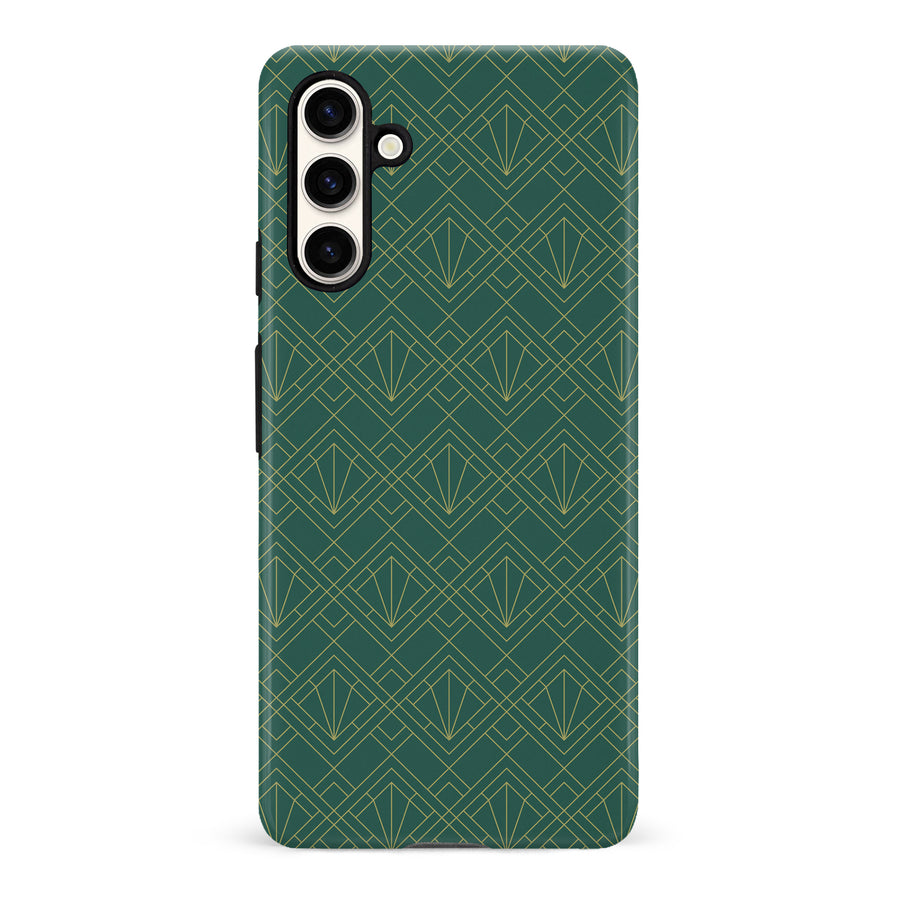 Samsung Galaxy S23 FE Iconic Art Deco Phone Case - Green