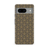 Google Pixel 8 Curved Art Deco Phone Case in Black