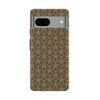 Google Pixel 8A Curved Art Deco Phone Case in Black