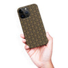 iPhone 15 Pro Max Curved Art Deco Phone Case in Black