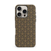 iPhone 16 Pro Curved Art Deco Phone Case in Black