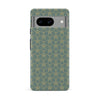 Google Pixel 8 Curved Art Deco Phone Case in Green