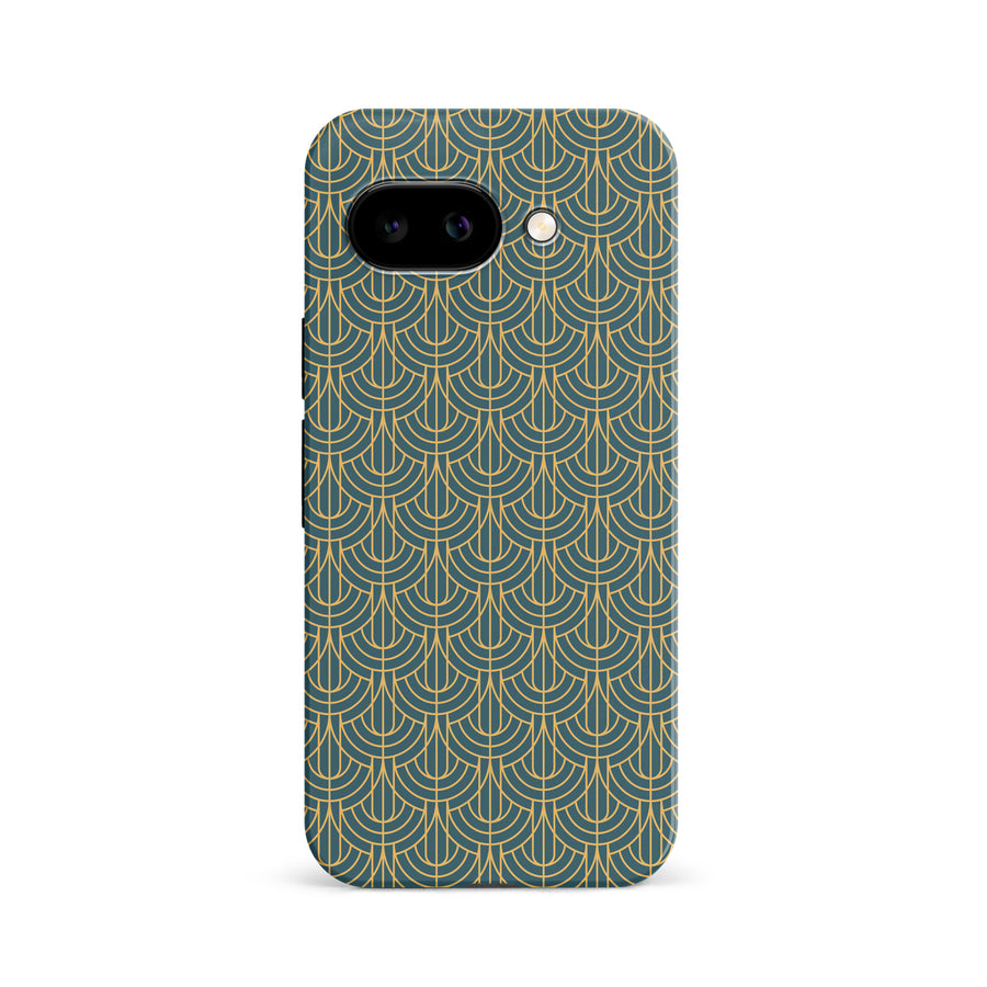 Curved Art Deco Phone Case - Green