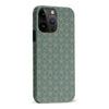 iPhone 15 Pro Max Curved Art Deco Phone Case in Green