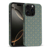 iPhone 16 Pro Max Curved Art Deco Phone Case in Green