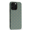 iPhone 16 Pro Max Curved Art Deco Phone Case in Green