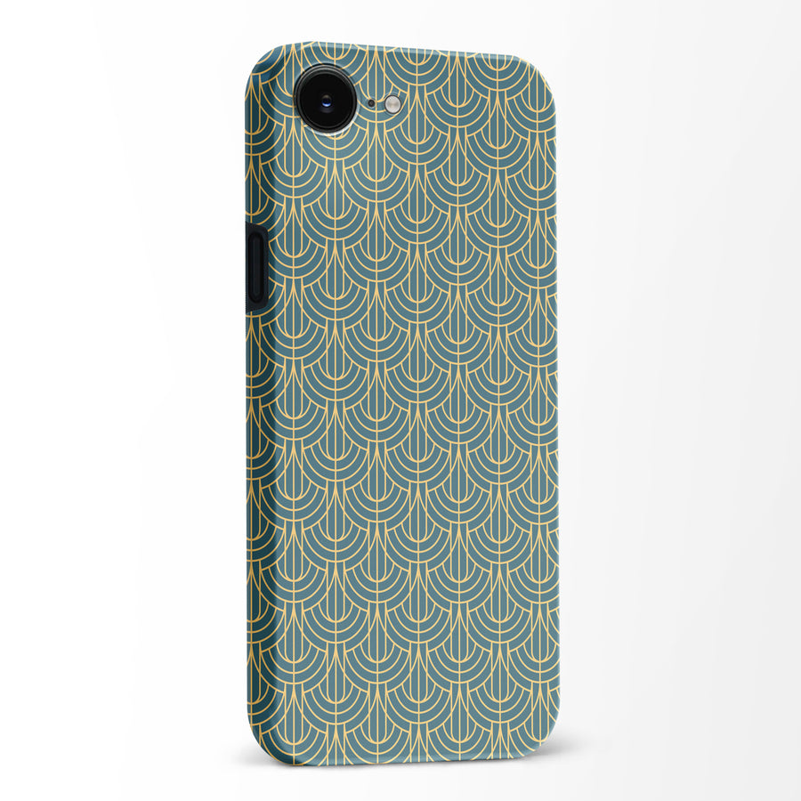 Curved Art Deco Phone Case - Green