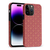 iPhone 15 Pro Max Curved Art Deco Phone Case in Red