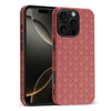 iPhone 16 Pro Max Curved Art Deco Phone Case in Red