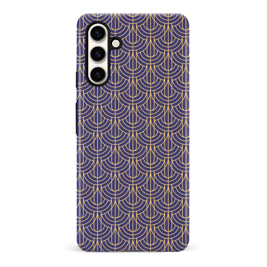 Samsung Galaxy S23 FE Curved Art Deco Phone Case - Purple