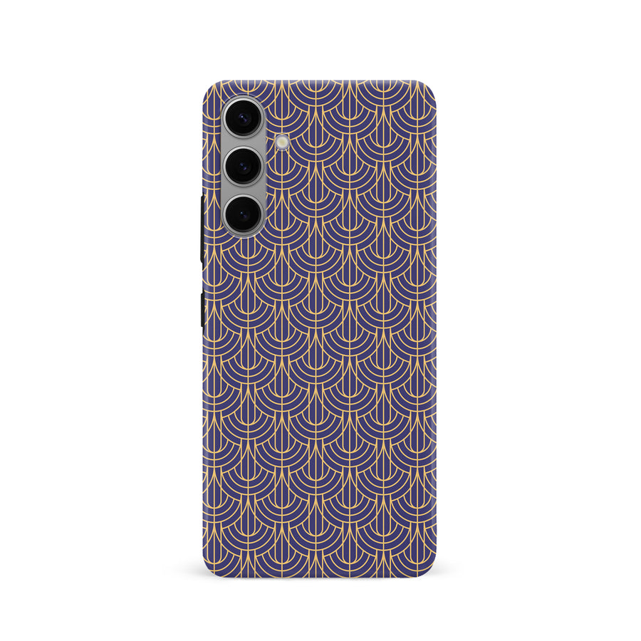 Curved Art Deco Phone Case - Purple