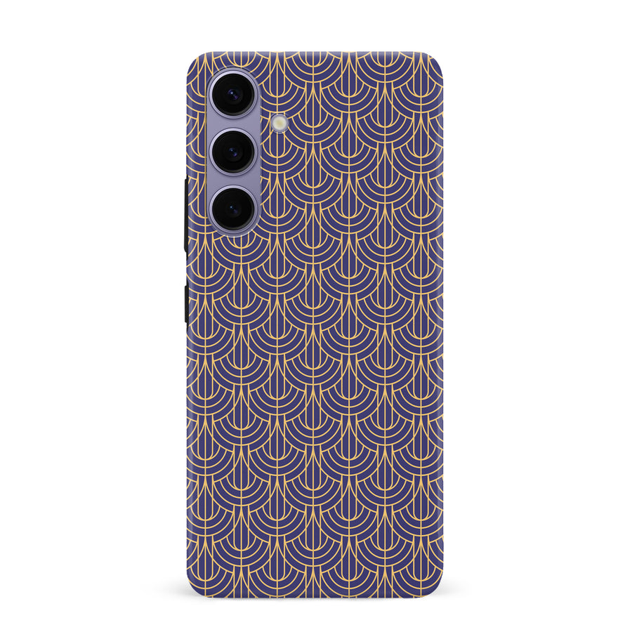 Curved Art Deco Phone Case - Purple