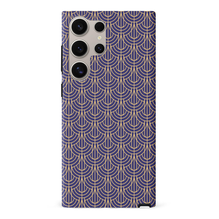 Curved Art Deco Phone Case - Purple