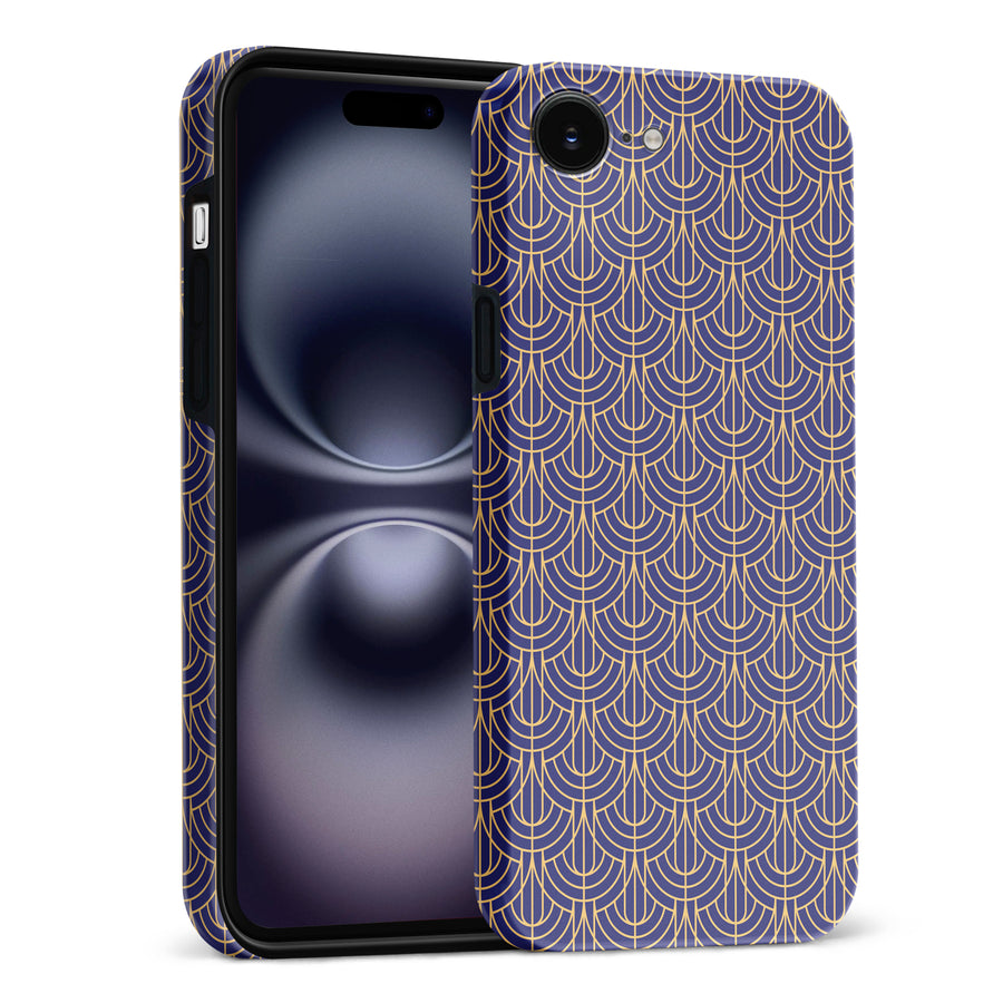 Curved Art Deco Phone Case - Purple