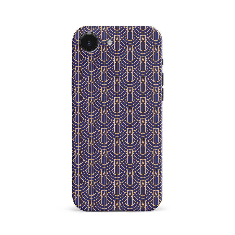 Curved Art Deco Phone Case - Purple