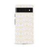 Google Pixel 6A Opulent Art Deco Phone Case in White