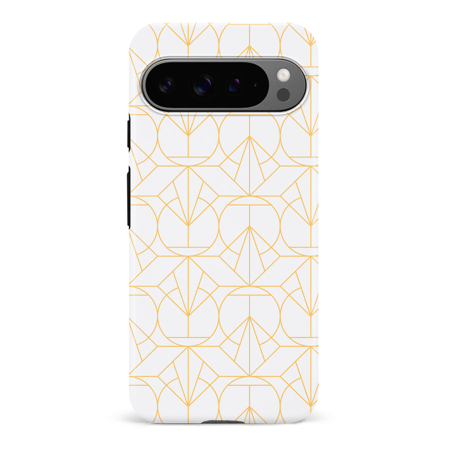 Opulent Art Deco Phone Case - White