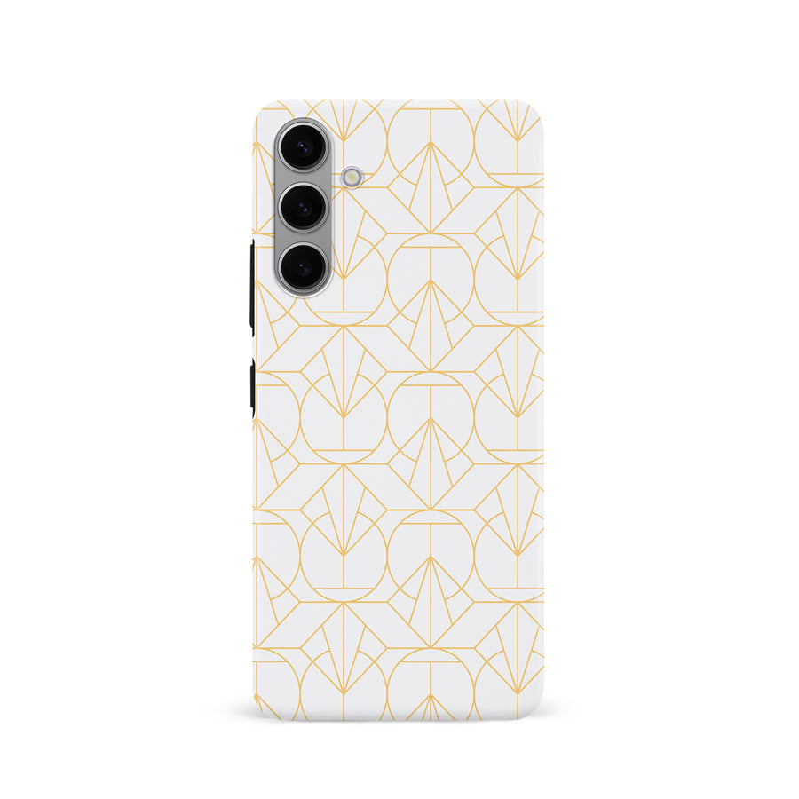 Opulent Art Deco Phone Case - White