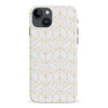 iPhone 15 Plus Opulent Art Deco Phone Case in White
