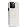 iPhone 15 Pro Max Opulent Art Deco Phone Case in White
