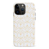 iPhone 15 Pro Max Opulent Art Deco Phone Case in White