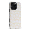 iPhone 16 Pro Max Opulent Art Deco Phone Case in White