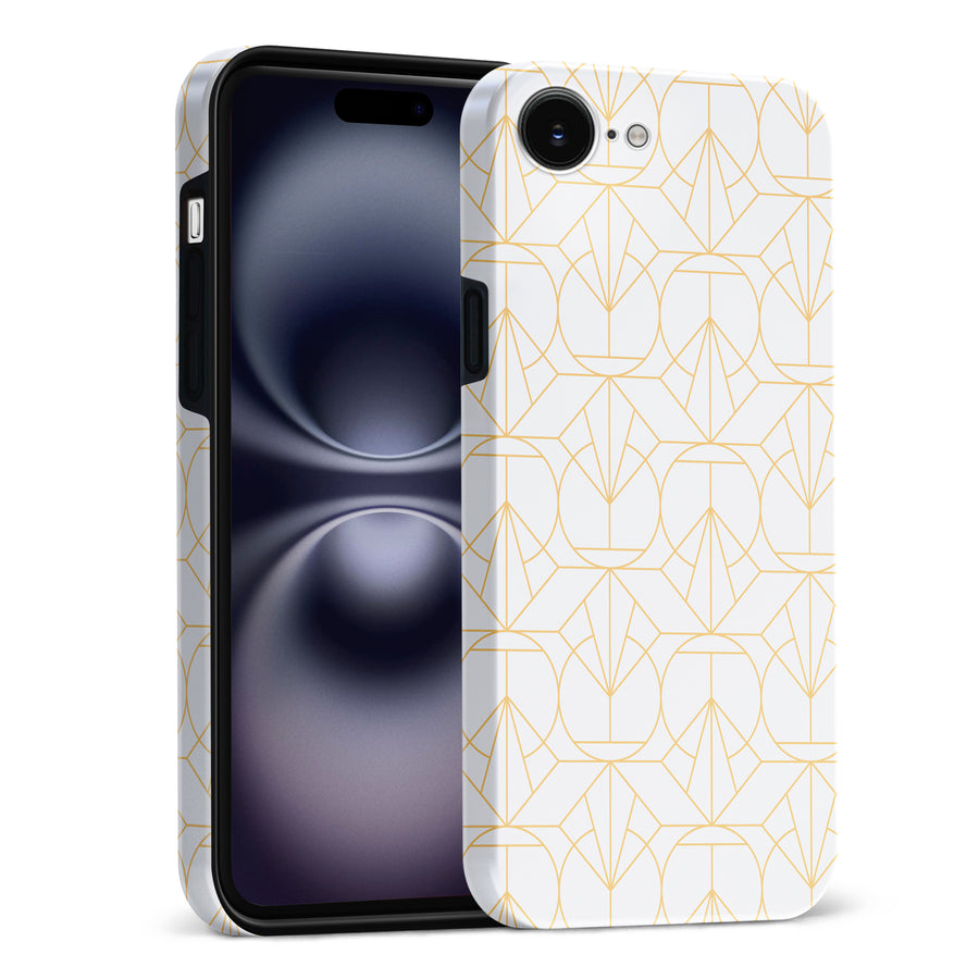 Opulent Art Deco Phone Case - White
