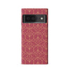 Google Pixel 6 Opulent Art Deco Phone Case in Red
