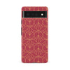 Google Pixel 6A Opulent Art Deco Phone Case in Red