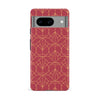 Google Pixel 8 Opulent Art Deco Phone Case in Red