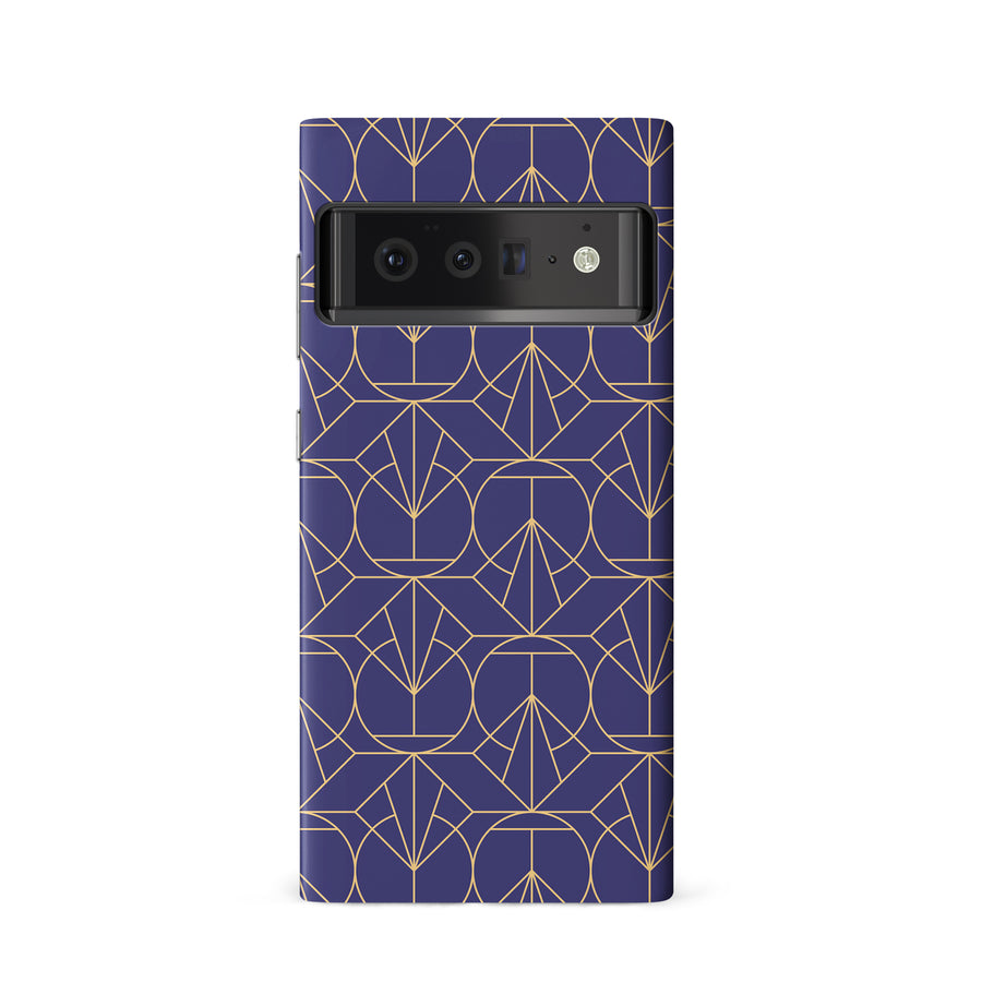 Google Pixel 6 Opulent Art Deco Phone Case in Purple