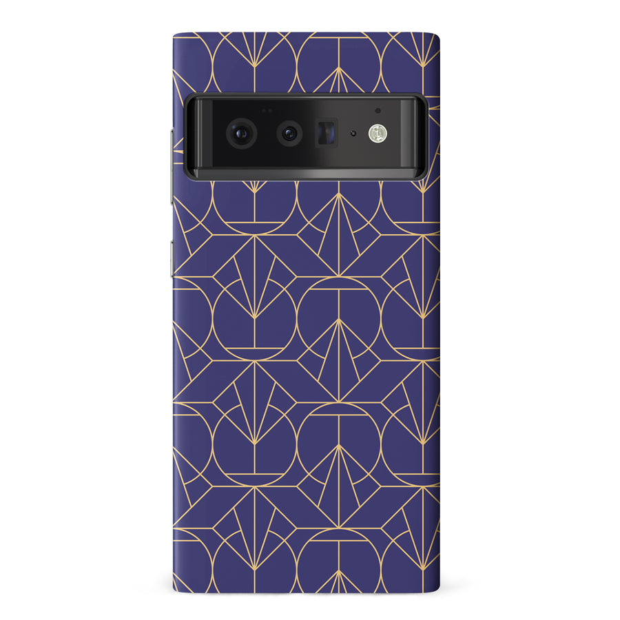 Google Pixel 6 Pro Opulent Art Deco Phone Case in Purple