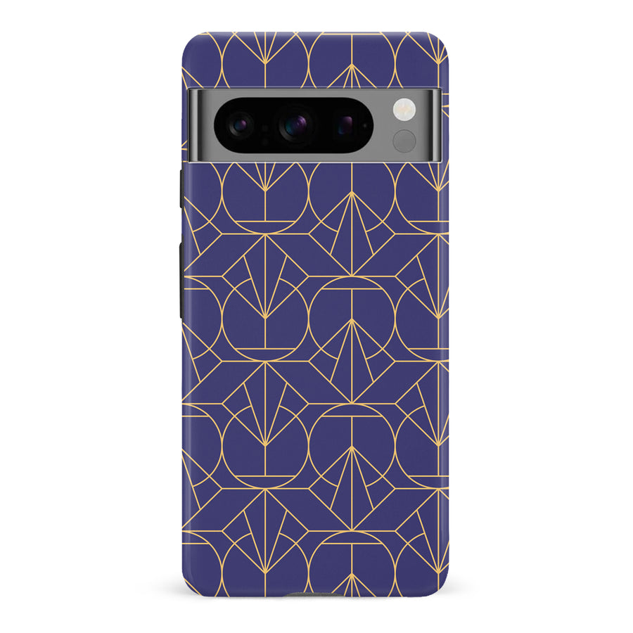 Google Pixel 8 Pro Opulent Art Deco Phone Case in Purple