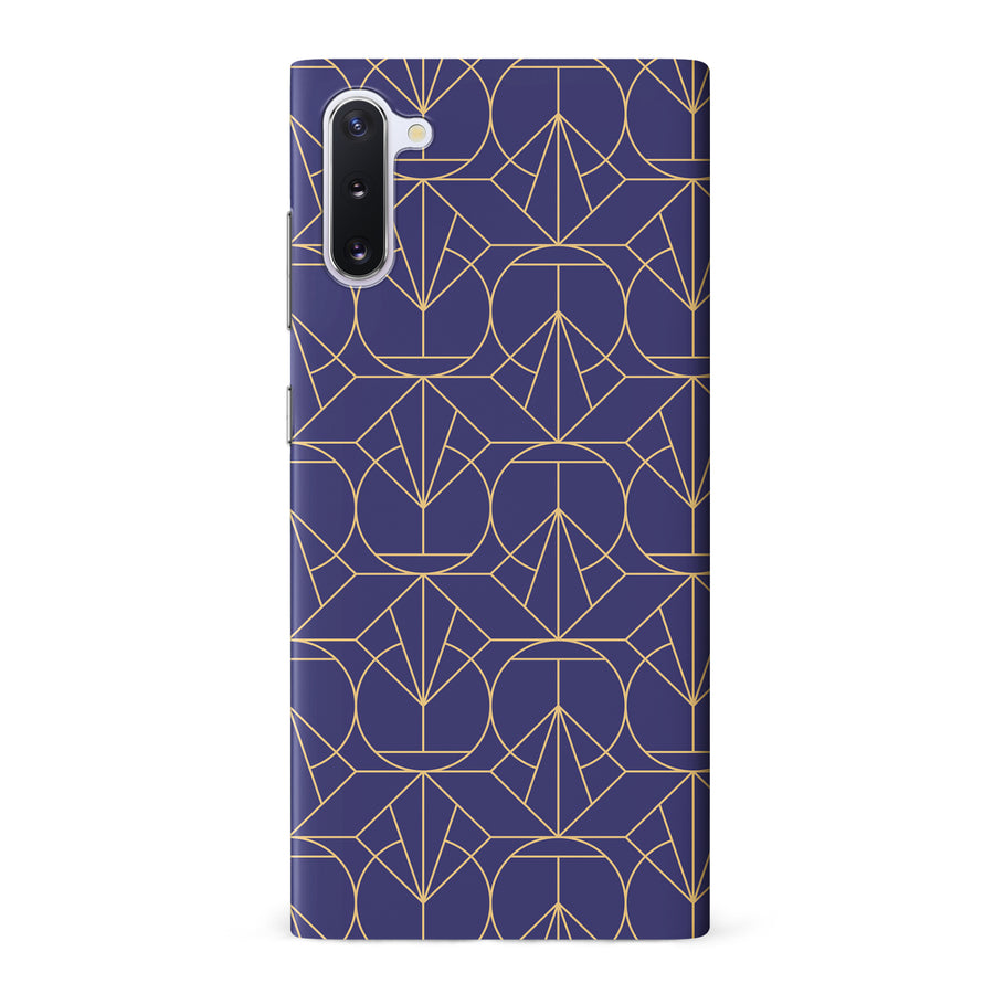 Samsung Galaxy Note 10 Opulent Art Deco Phone Case in Purple