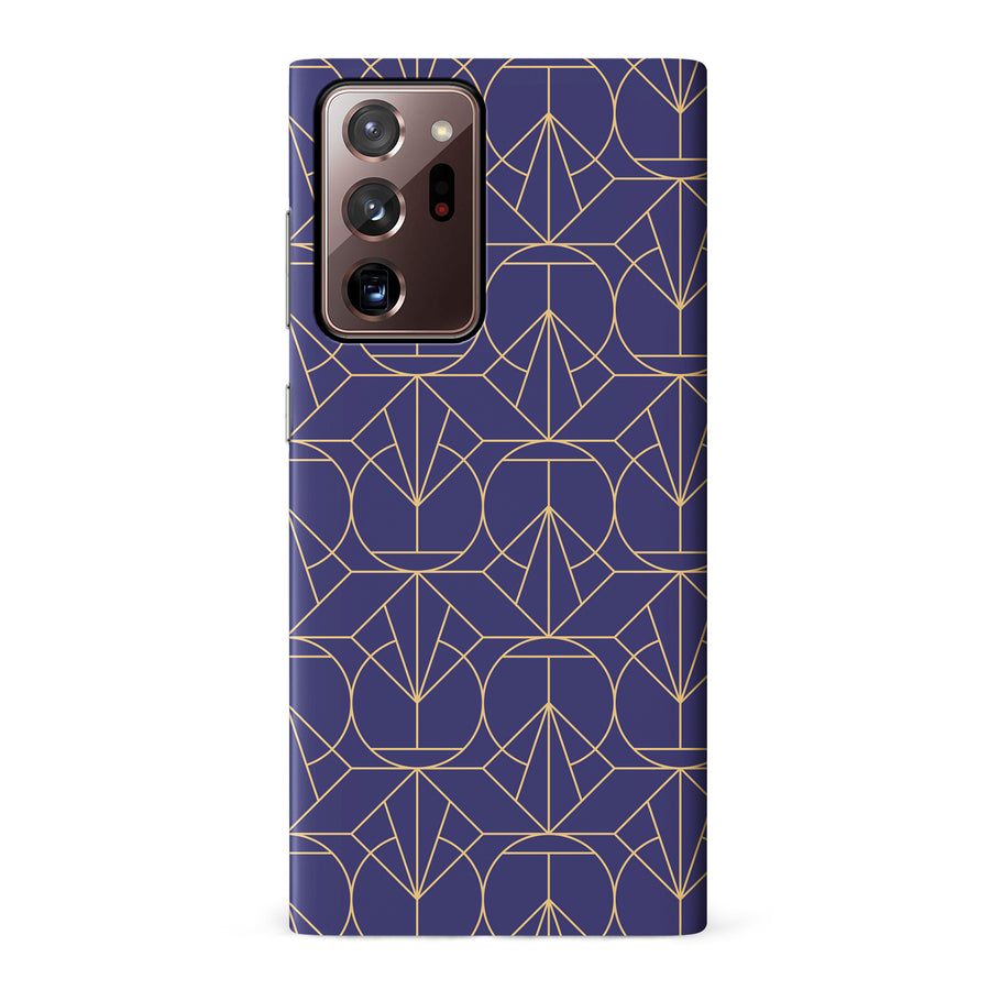Samsung Galaxy Note 20 Ultra Opulent Art Deco Phone Case in Purple