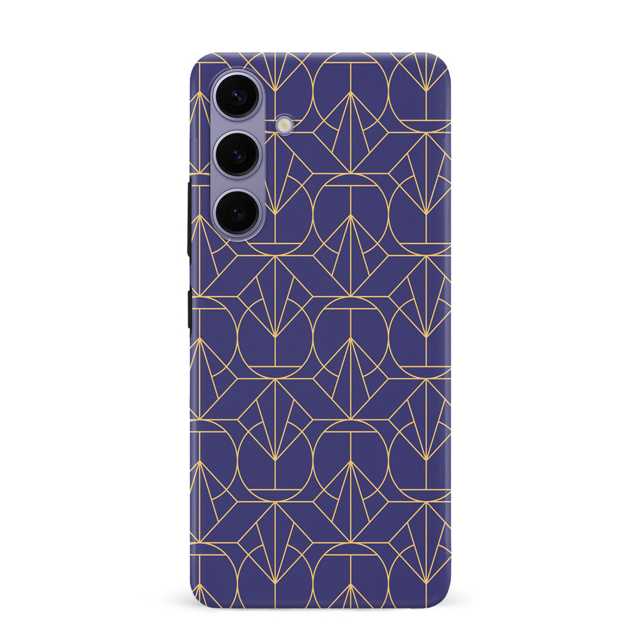 Samsung Galaxy S24 Plus Opulent Art Deco Phone Case - Purple