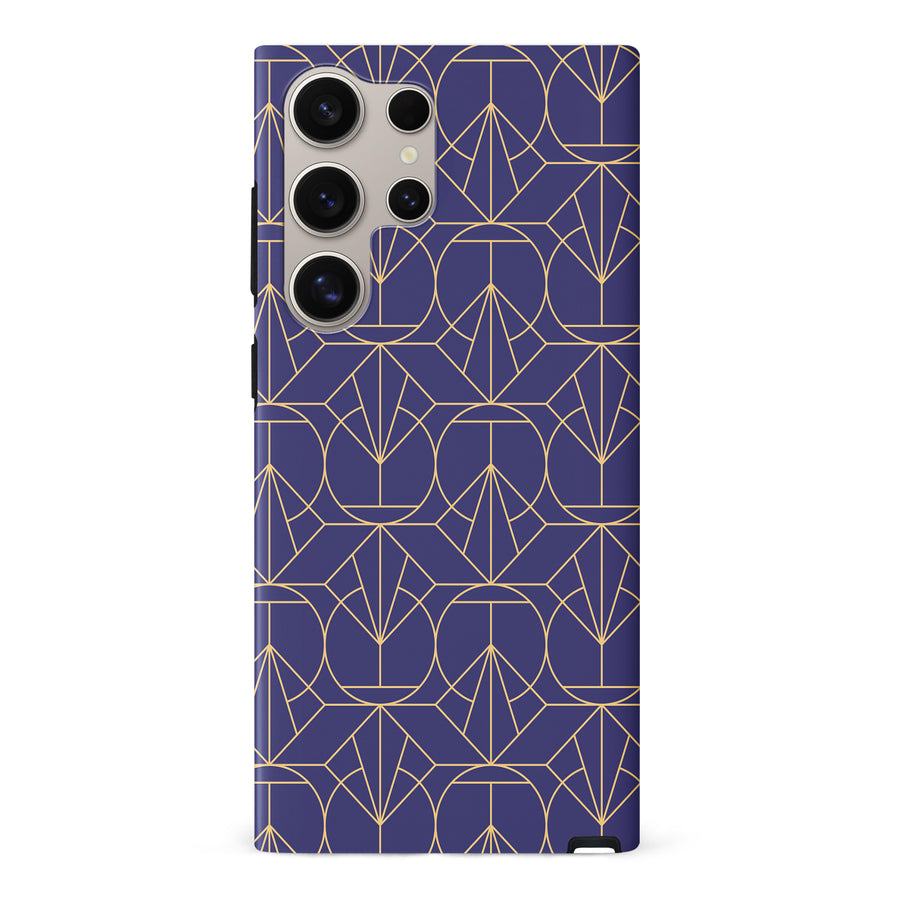 Samsung Galaxy S24 Ultra Opulent Art Deco Phone Case - Purple