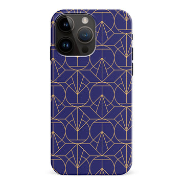 iPhone 15 Pro Max Opulent Art Deco Phone Case in Purple