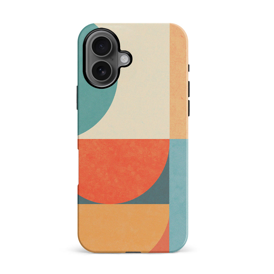 iPhone 16 Half Circles Phone Case