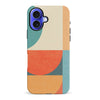 iPhone 16 Plus Half Circles Phone Case