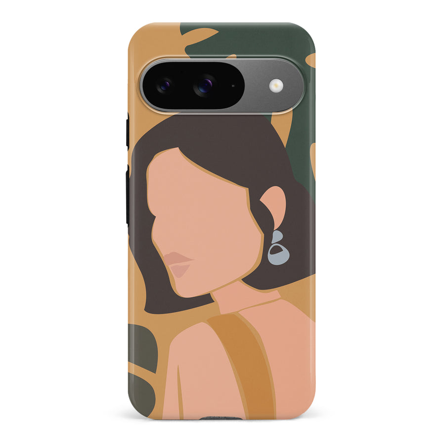 Google Pixel 9 Minimalist Woman Phone Case