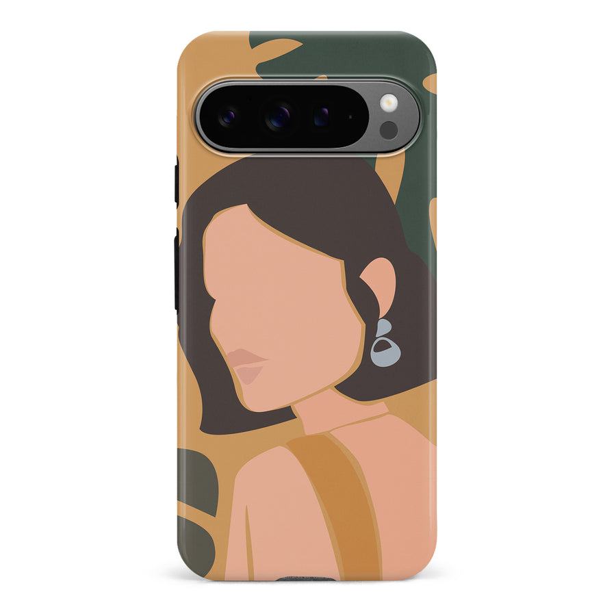 Google Pixel 9 Pro Minimalist Woman Phone Case