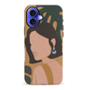 iPhone 16 Plus Minimalist Woman Phone Case