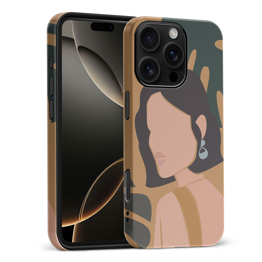 iPhone 16 Pro Max Minimalist Woman Phone Case