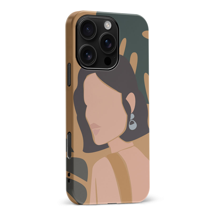 iPhone 16 Pro Max Minimalist Woman Phone Case