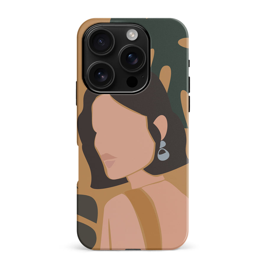 iPhone 16 Pro Max Minimalist Woman Phone Case