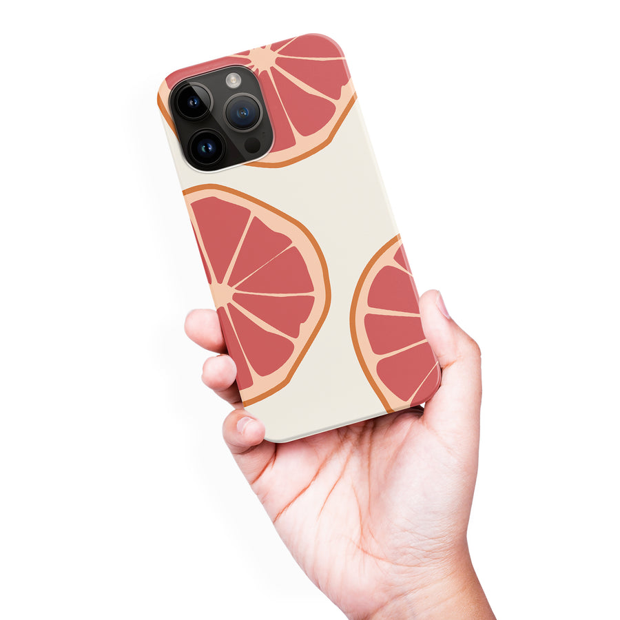 iPhone 15 Pro Max Grapefruit Phone Case